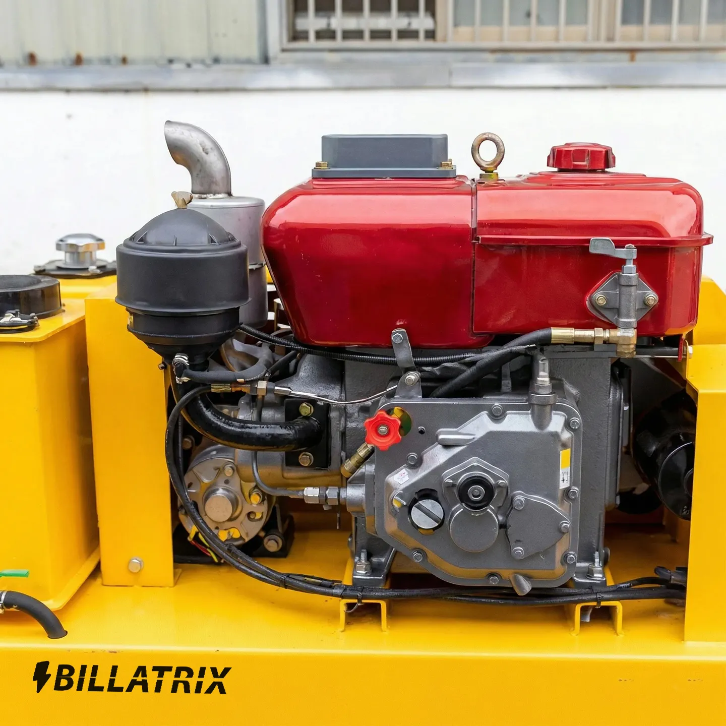 BILLATRIX HT-JS800C Ручной дизельный каток с водяным охлаждением 520 кг 