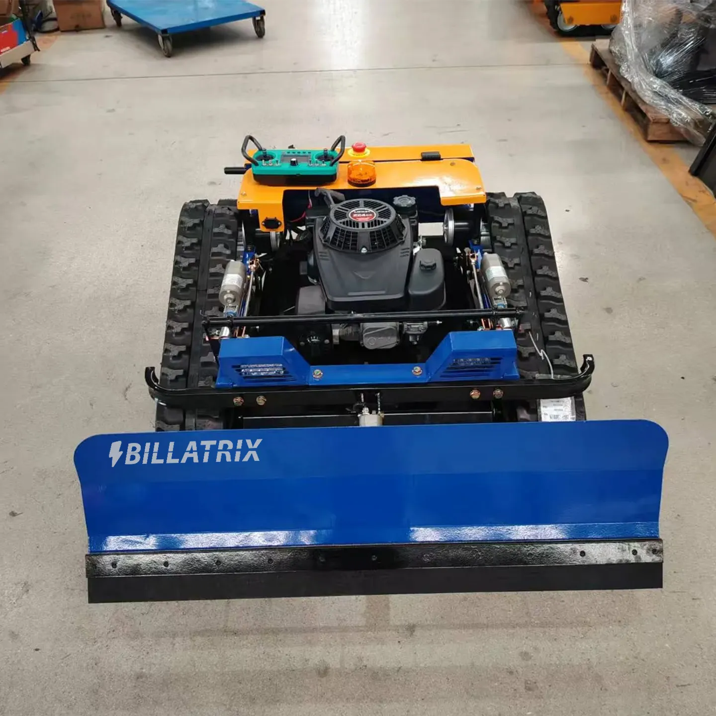 BILLATRIX RCLM500 гусеничная газонокосилка робот самоходная на пульте 