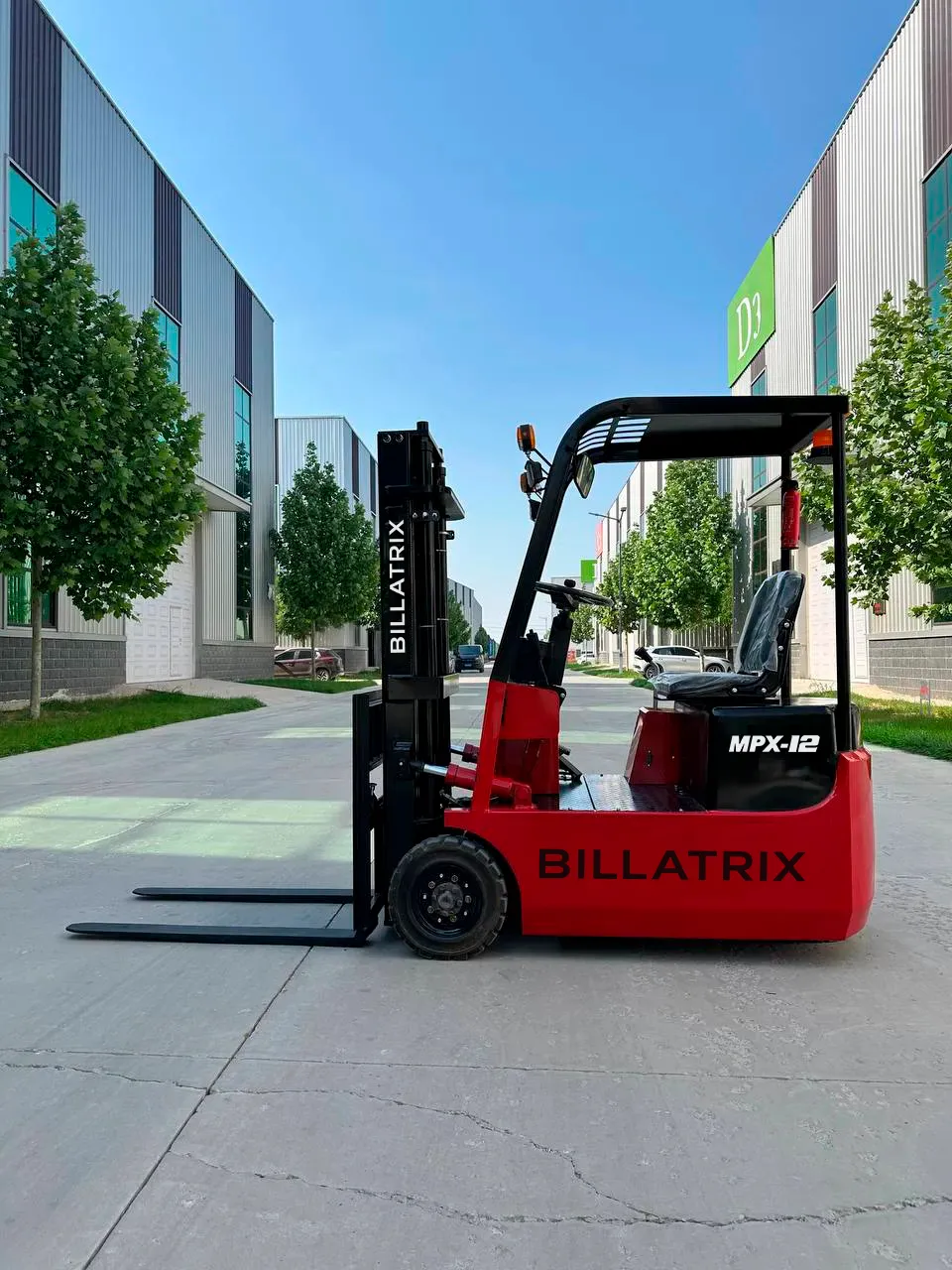 BILLATRIX MPX-12 Вилочный электрический погрузчик, грузоподъемность 1200 кг, 2.5 метра