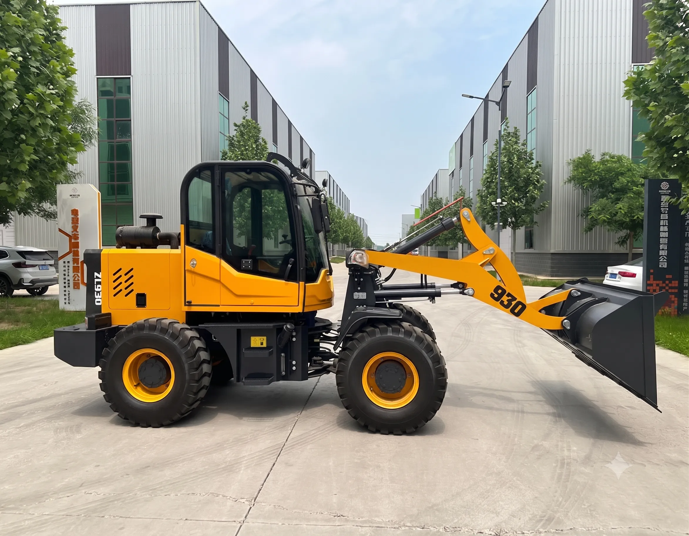 BILLATRIX ZL930  Фронтальный дизельный погрузчик, грузоподъемность 1000 кг, 2.5 метра