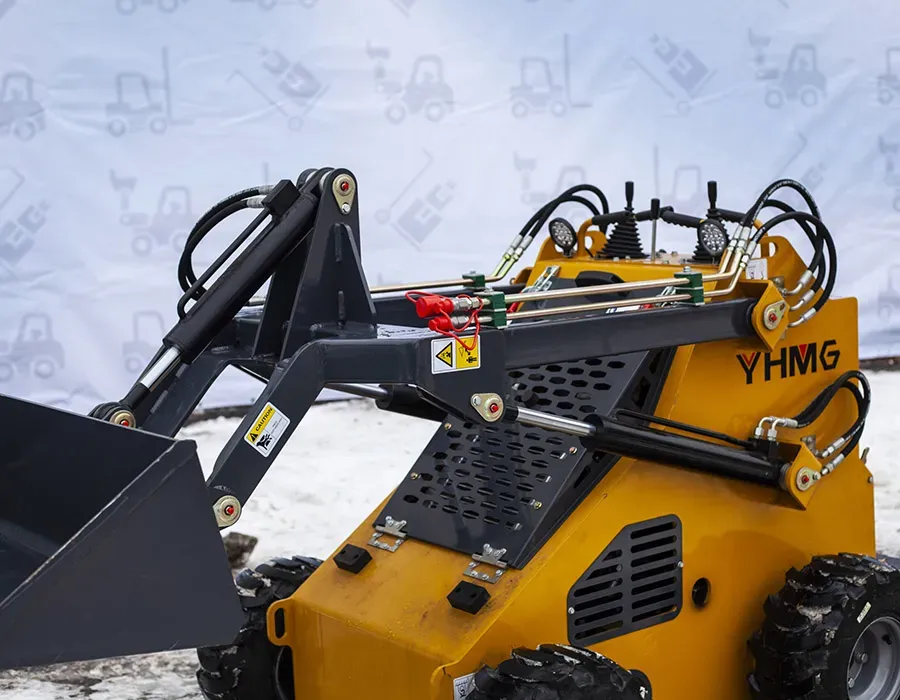 BILLATRIX YH-380 Фронтальный бензиновый мини-погрузчик, грузоподъемность 500 кг, 2 метра