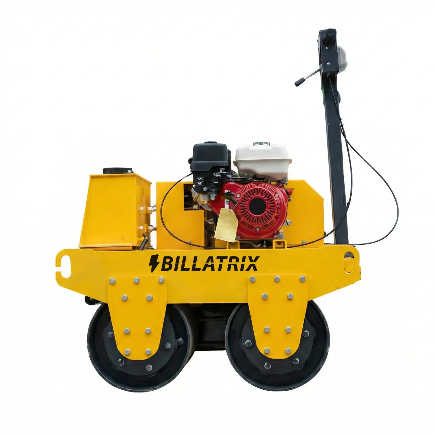 BILLATRIX HT-JS800A Ручной двухвальцовый гидравлический каток бензин 480 кг 