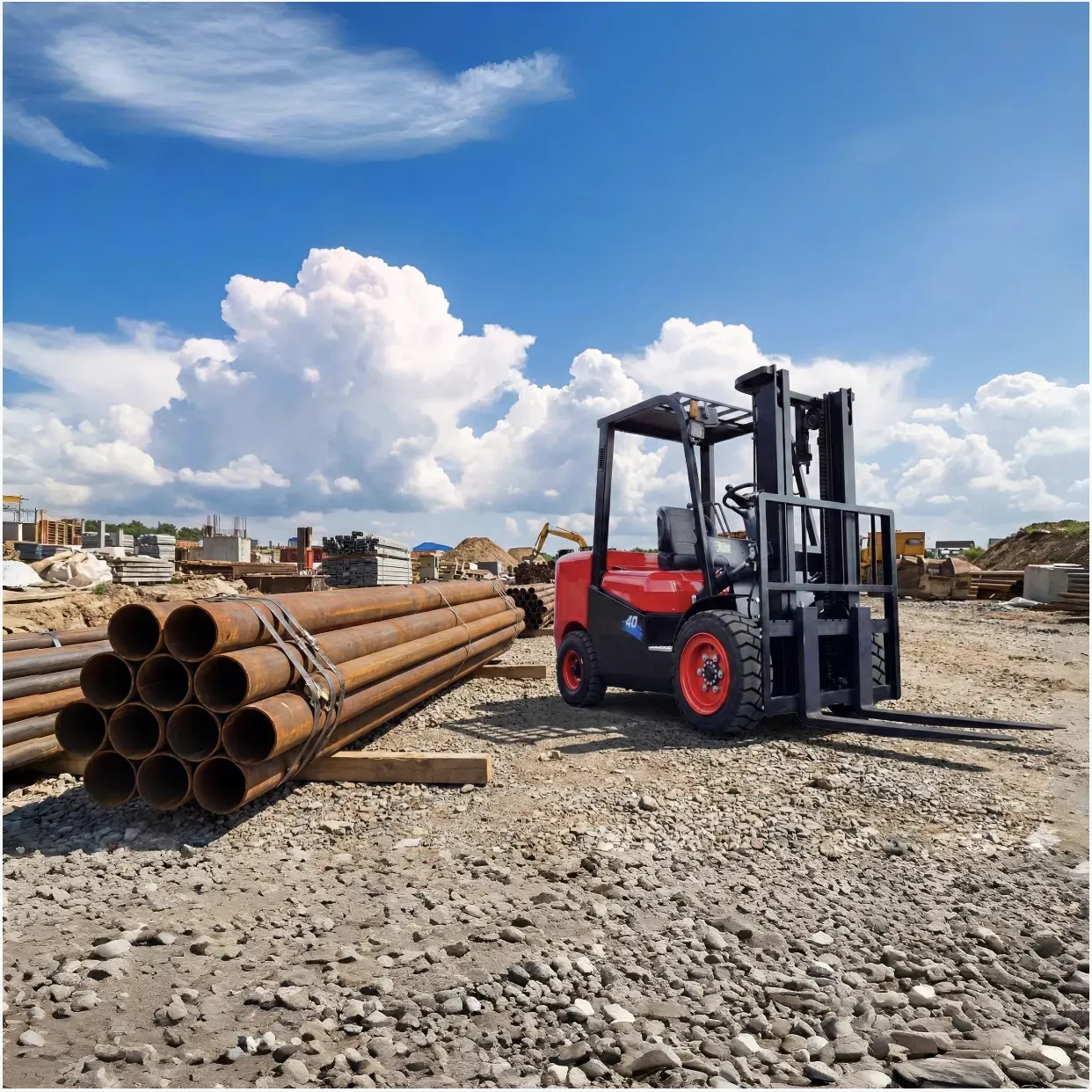 BILLATRIX CPC40 Дизельный вилочный погрузчик, грузоподъемность 4000 кг, 4WD