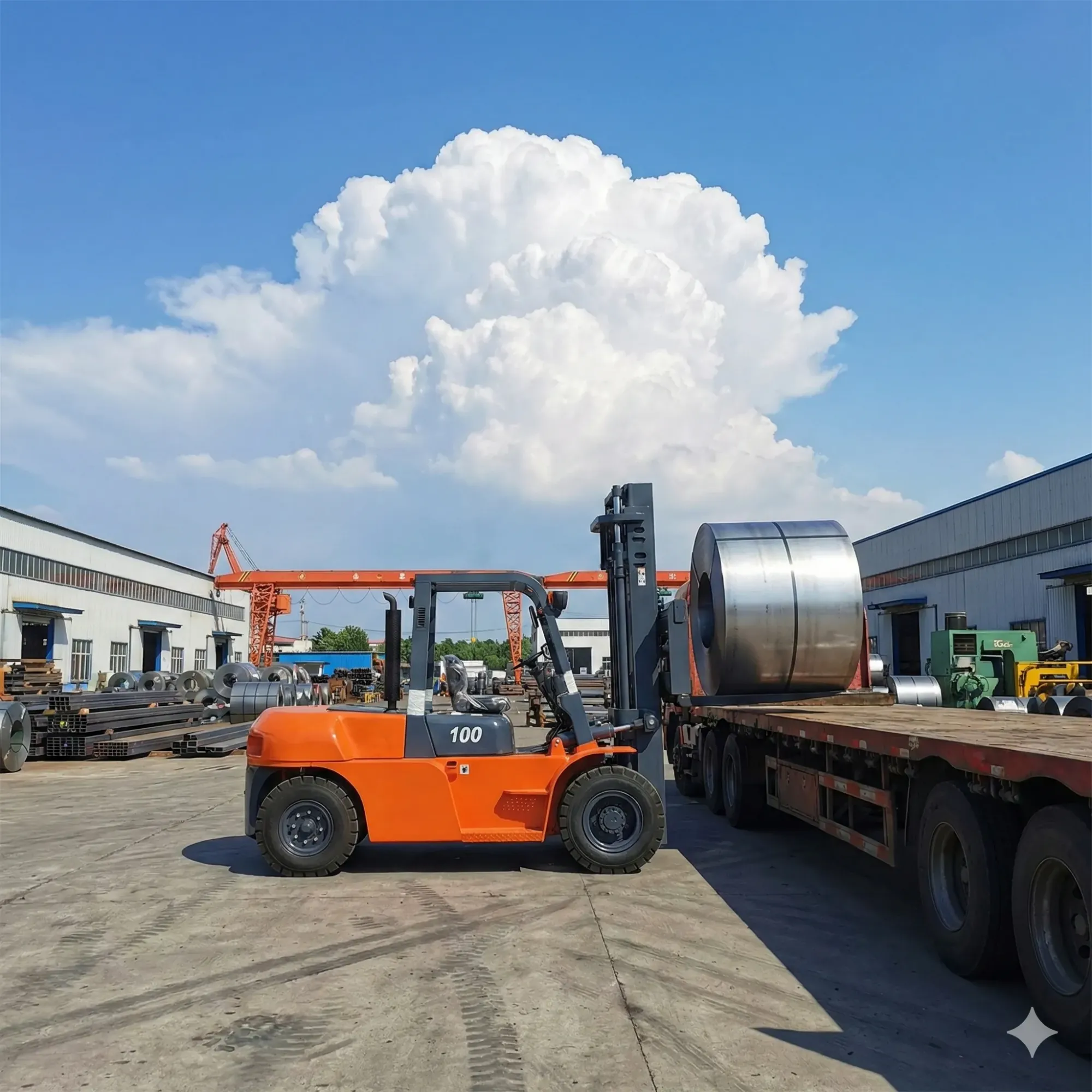 BILLATRIX CPCD100F Дизельный автопогрузчик, грузоподъемность 10000 кг, 3 метра