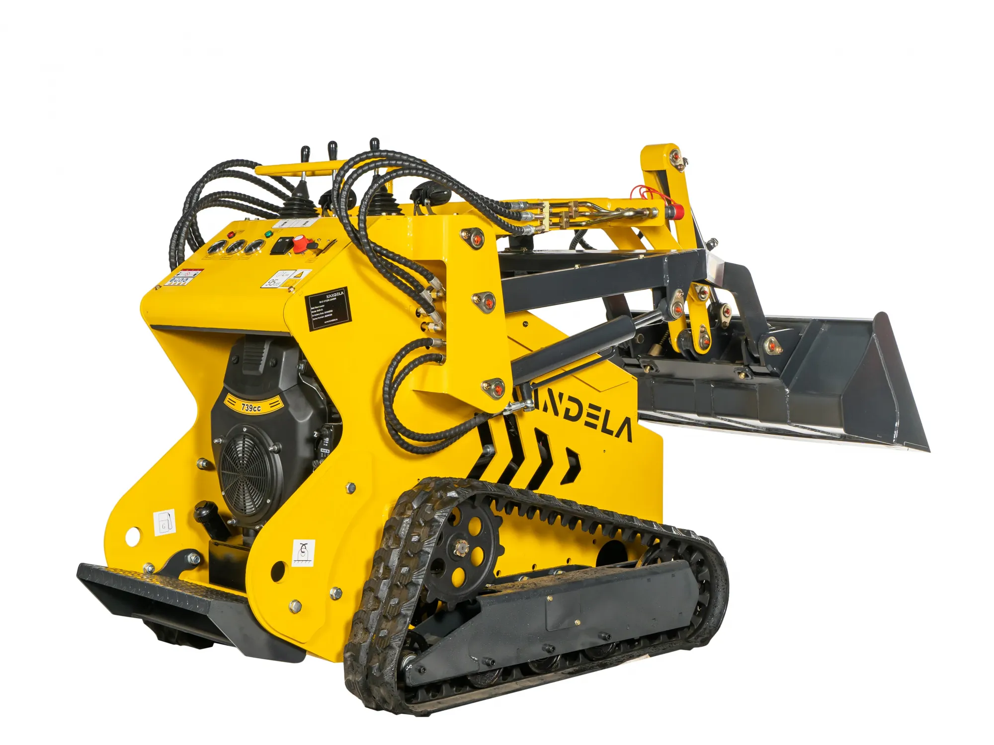 BILLATRIX YH-380C Гусеничный бензиновый мини-погрузчик