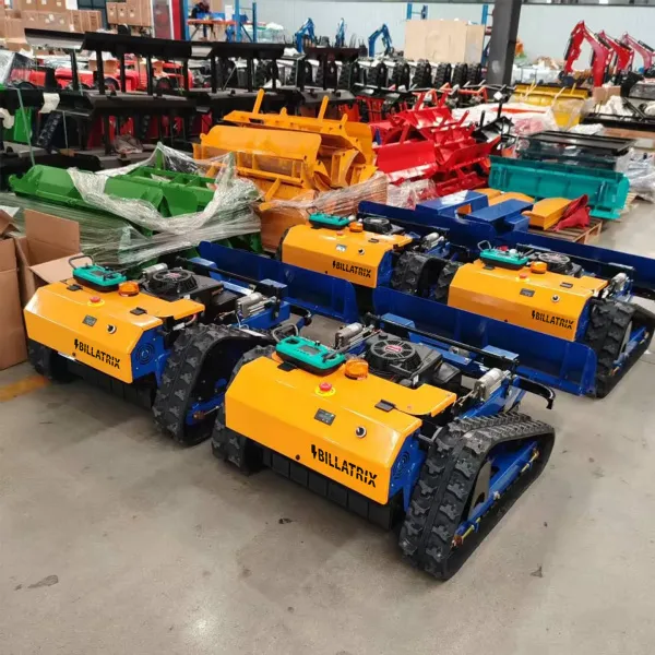 BILLATRIX RCLM500 гусеничная газонокосилка робот самоходная на пульте 