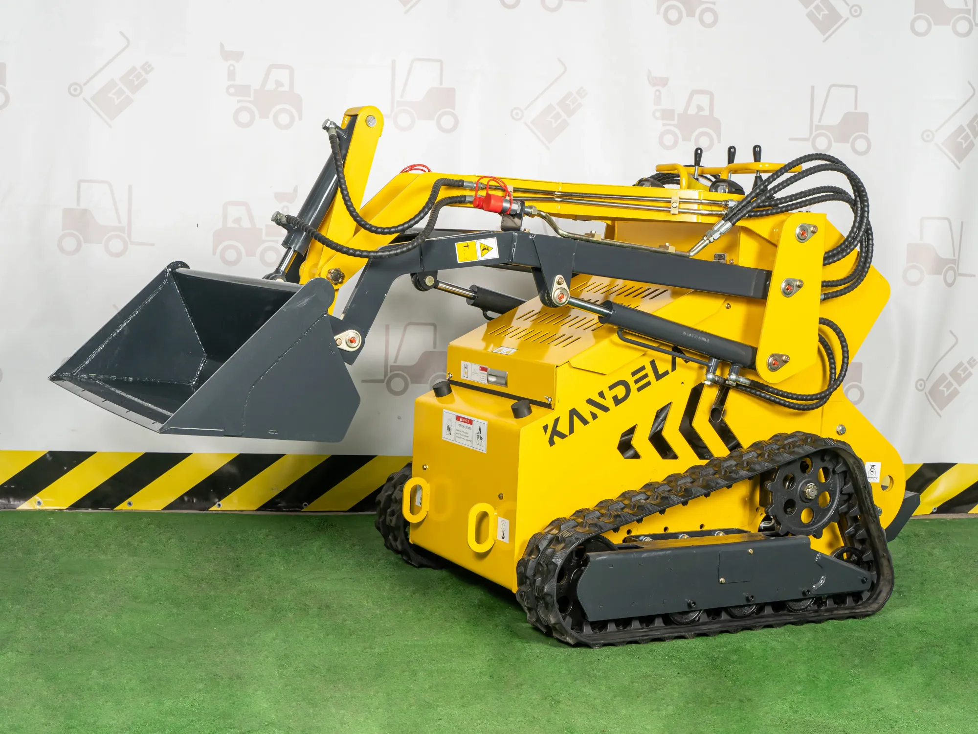 BILLATRIX YH-380C Гусеничный бензиновый мини-погрузчик